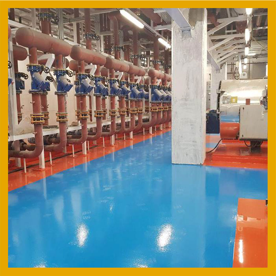 Engine room flooring for the Borsa project